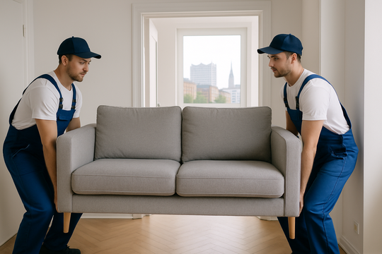 Möbeltransport Hamburg – Professionelle Helfer beim Tragen